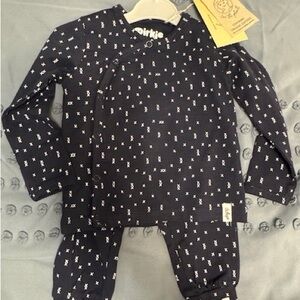 Dirkje Black and White Baby Outfit